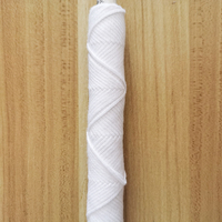 Mèches de bougie en coton sans cire, vente en gros, rouleaux de 40/30/60 pièces