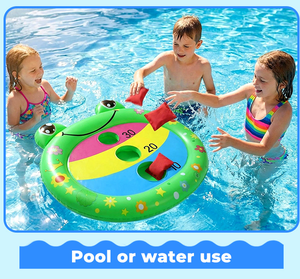 Frog-shaped <b>Inflatable</b> Pool Bean Bag Toss Game with Score Target - Product Image 6
