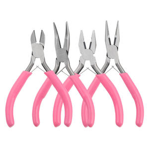 Ensemble de pinces à bijoux Xi Meng 45 mm en acier inoxydable et acier au carbone pour la création de bijoux DIY et les outils d'artisanat - Product Image 1