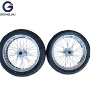 Kit de roues Surron Ultra Bee de 17 pouces, remplacement, jantes en aluminium CNC 7075, moyeu en aluminium, 100/80-17 130/70-17, moto tout-terrain