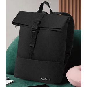 Sac à dos antivol à fermeture roll-top pour homme, prix de gros fabricant, avec logo personnalisé, pour ordinateur portable professionnel - Product Image 3