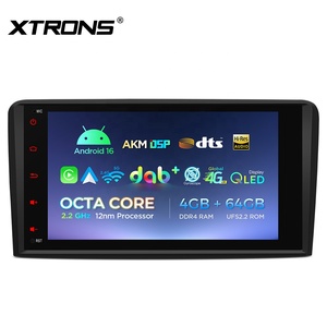 วิทยุติดรถยนต์ XTRONS ระบบแอนดรอยด์ขนาด 8 นิ้ว สำหรับรถยนต์ Audi A3 8P S3 RS3 ปี 2003-2012, Octa-Core 4GB+64GB, 4G, ระบบนำทาง GPS, รองรับ DAB+ ในตัว, AKM DSP - Product Image 2