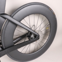 Vélo de Triathlon Contre la Montre Complet en Fibre de Carbone TT912 FM-TT912 avec Roues 700c et Frein à Disque 2x11 Vitesses