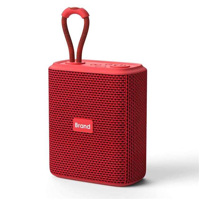 Portable Mini Bluetooth Speaker 5.4 Wireless Stereo Bass Sound Box with 52mm Driver ABS Silicone Fabric for Outdoor Travel