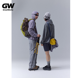 Sweat-shirt à capuche en coton biologique de bambou pour homme - Coupe ample écologique, sweat-shirt uni d'automne, essentiels <span class=keywords><strong>Fear</strong></span> 0f God - Product Image 4