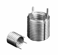 Heavy Duty SUS304 Stainless Steel M18*1.5 Key Locking Threaded Inserts with Passivated Surface ISO Metric/UNC/UNF Standard