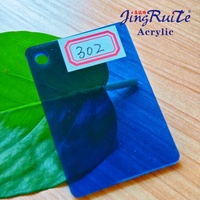 Feuille acrylique translucide bleue Jingruite sur mesure, épaisseur personnalisée de 1 à 300 mm, différentes tailles disponibles