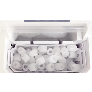 Macchina per il Ghiaccio Portatile Compatta con Produzione Giornaliera di 12 KG e Serbatoio d'Acqua da 1,5L con Finestra Visibile - Product Image 4