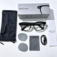 Nouvelles lunettes intelligentes IA 2026 : appels vidéo et traduction vocale en temps réel, caméra HD 8MP, résolution 1080P, double haut-parleur