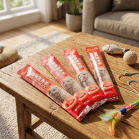 Friandises pour chats en gros, en vrac, aliments humides, bâtonnets de viande en sauce, qualité supérieure, saveur thon, haute teneur en viande, Flinnie, sans céréales