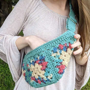 <span class=keywords><strong>Riñonera</strong></span> de ganchillo de punto floral de verano bohemio personalizada, <span class=keywords><strong>riñonera</strong></span> cruzada con flores de margaritas para exteriores - Product Image 2