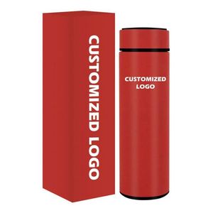Stainless Steel <b>Smart</b> Sports Water Bottle with LED Temperature Display Double Wall Vacuum Insulated Water Bottle - Product Image 1