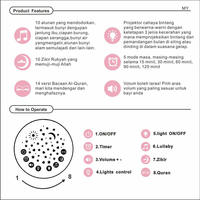 Cadeau d'Apprentissage Enfant Ramadan, Haut-parleur Coran Musulman Poupée Contrôle Tactile Lavable Microphone Intégré Alimentation USB Textiles Pelucheux