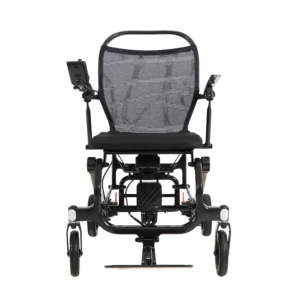 Jbh dc08l כוח טעינה קטן jbh מפעל חשמלי גלגל שיניים מרופד כיסא גלגלים אורתופדי שחור כיסא גלגלים - Product Image 2