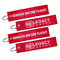 Étiquette à bagages brodée personnalisable en forme et en taille, en tissu tissé, porte-clés pour les passionnés d'aviation, personnalisation de la marque