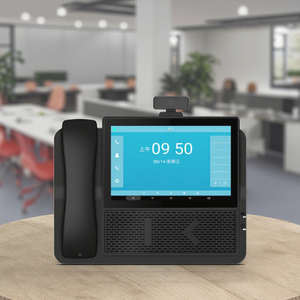 Android 8 inch màn hình màu PoE wifi ip điện thoại 6 SIP dòng hội nghị giao diện <span class=keywords><strong>USB</strong></span> GSM 4G Mạng VoIP điện thoại - Product Image 4