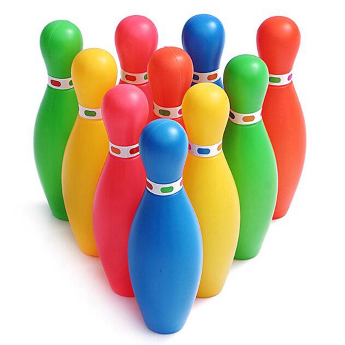Оптовая продажа, детская игрушка для боулинга, набор для боулинга большого размера, спортивный мини боулинг для детей (001)