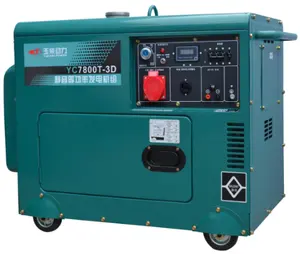 YC4800T set generator diesel kebisingan rendah merek Yuchai terlaris untuk mesin diesel YC178FE at 3,5kva