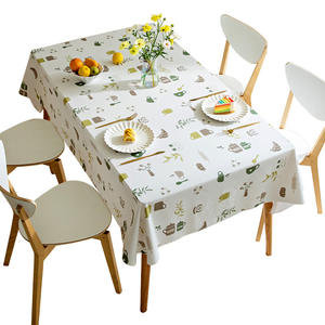 Nappe rectangulaire en PVC imprimée intégrale, imperméable, pour usage domestique - Product Image 4