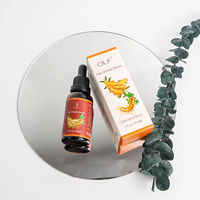 Huile de croissance capillaire naturelle au gingembre sauvage OEM pour hommes noirs, traitement de haute qualité, huile réparatrice capillaire à l'huile d'argan du Maroc