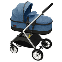 La Poussette Bébé Pliante Portable Haute Position Assise et Allongée Bidirectionnelle Anti-Choc pour Nouveau-né