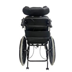 Silla de ruedas <span class=keywords><strong>manual</strong></span> de asientos reclinables cómodos de coche de lujo - Product Image 3