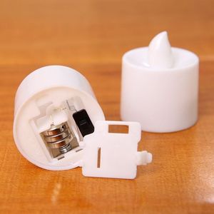 Bougies électroniques Xi Peptide à LED sans flamme pour décorations romantiques, lumières pour anniversaire, demande en mariage, en plastique - Product Image 4