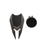 Accessoires de golf brevetés Marqueur de balle personnalisé Bouclier en bois en forme d'outil de réparation de divot de golf