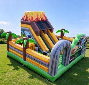 Aire <span class=keywords><strong>de</strong></span> jeux gonflable Adventure Mining World, château gonflable robuste en PVC pour location événementielle - Product Image 1