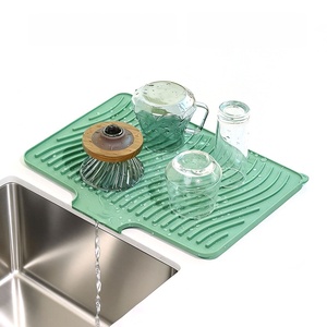 <span class=keywords><strong>Tapis</strong></span> de séchage de vaisselle en <span class=keywords><strong>silicone</strong></span> LifeTop pour comptoir de cuisine, <span class=keywords><strong>tapis</strong></span> de drainage suspendable antidérapant avec drain intégré - Product Image 1