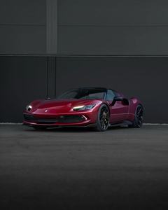 Kit de Carrocería de Fibra de Carbono Estilo N para <span class=keywords><strong>Ferrari</strong></span> 296 GTB GTS, Alerón Delantero, Faldones Laterales, Difusor Trasero y Alerón Trasero de Fibra de Carbono Estilo N - Product Image 3