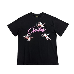 Camiseta de Manga Corta Estilo Urbano Americano, Hip-Hop Europeo/Americano, Unisex, Informal, de Algodón Transpirable, Holgada, 250g - Product Image 5
