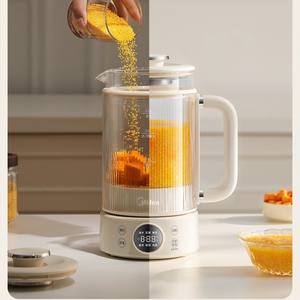 Bouilloire en verre Midea Health Pot 0,8 L avec intérieur en acier inoxydable, infuseur à thé intelligent pour la maison et les dortoirs - Product Image 3