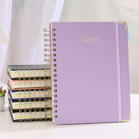 Venta de Fábrica de Cuadernos Espirales de Alta Gama, Diseño Personalizado, Diario A5, Cuaderno Grueso de Cuero PU con Logotipo Personalizado