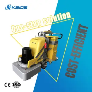 KAIDA KD-660 Concrete Floor Grinding Machine Concrete Diamond Floor Grinder Magnetic Plate