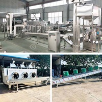 Ligne de production complète entièrement automatique pour la fabrication de pâte de cacahuètes, de houmous et de beurre de cacahuètes avec installation