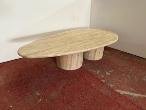 Nueva mesa auxiliar de pedestal redondo de mármol Crema <span class=keywords><strong>Marfil</strong></span> natural Mesa de mármol Crema <span class=keywords><strong>Marfil</strong></span> beige - Product Image 4