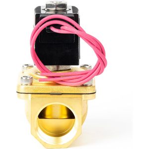 États-Unis Vanne solénoïde en laiton massif 1 pouce 12V CC normalement fermée avec joint Viton pour le contrôle de l'eau - Product Image 4