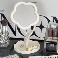 Portable tournesol forme maquillage miroir filles bureau coiffeuse suspendus bijoux caractéristique personnalisée pour chambre dortoir