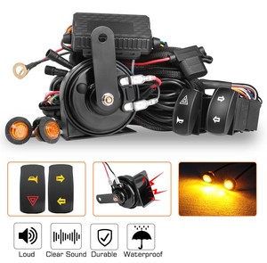 Kit de câblage universel 12V 15A pour ATV UTV <span class=keywords><strong>POLARIS</strong></span> RANGER, clignotants, klaxon, interrupteur à bascule, homologué pour la route - Product Image 4
