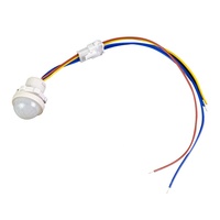 Petit détecteur de mouvement PIR intelligent 110V 220V, interrupteur LED infrarouge, IP22, temporisation 45s, portée de détection <6m
