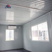 Maison de conteneur modulaire détachable de 20 pieds et 40 pieds à assemblage rapide personnalisé bon marché comme dortoir de camp de travailleurs