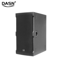 Système de sonorisation PA professionnel actif DASN MAX5 4000W avec 2 caissons de basses de 10 pouces pour DJ, fêtes, scène, intérieur, extérieur, église