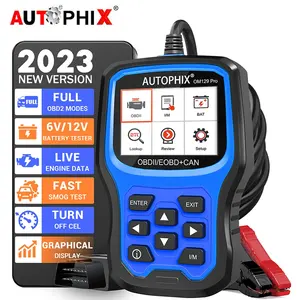 AUTOPHIX OM129 Pro 2 IN 1 OBD2 lettore di codici Scanner auto 6/12V Tester batteria auto strumenti diagnostici Tester carico batteria