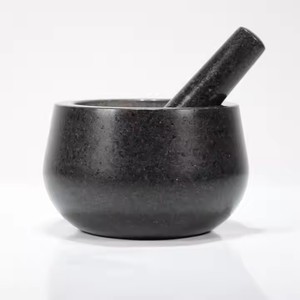 高品質 エコフレンドリー 御影石 乳鉢・乳棒セット カスタマイズ包装 | 調味料 ペースト ワカモレ ハーブ スパイス 粉砕用ツール - Product Image 2