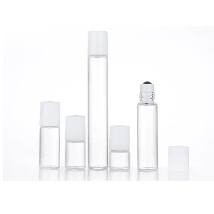 Custom Logo Mini Perfume Glass Bottle Logo 2ml 3ml 5ml 10ml