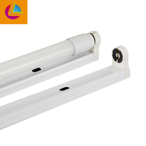 Accesorio de iluminación <span class=keywords><strong>fluorescente</strong></span> para almacenamiento en frío de supermercado, soporte de lámpara de <span class=keywords><strong>tubo</strong></span> <span class=keywords><strong>doble</strong></span> individual, soporte de <span class=keywords><strong>tubo</strong></span> LED T8 - Product Image 1