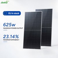 Panel Surya Bifasial Tipe-N 600W/650W Efisiensi 23% Garansi 12 Tahun, Tersedia di EU, Kit Sistem PV untuk Rumah & Industri