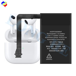 Accesorios de batería recargable para auriculares Batería celular para A2793 AirPods <span class=keywords><strong>3</strong></span> - Product Image 3