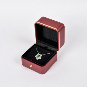 Wholesale Luxury PU Leather Jewellery Packaging <b>Boxes</b> Jewelry Custom Logo - Product Image 3